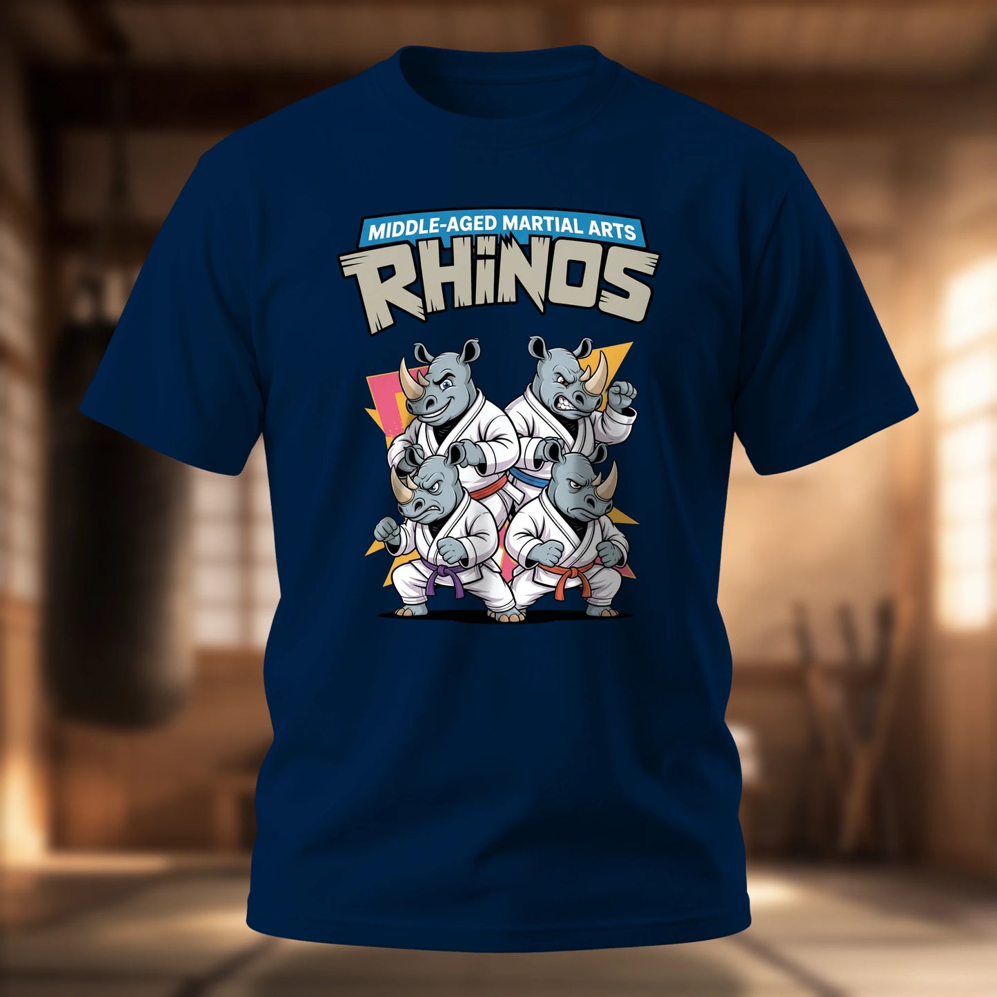 Middle Aged Martial Arts Rhinos
